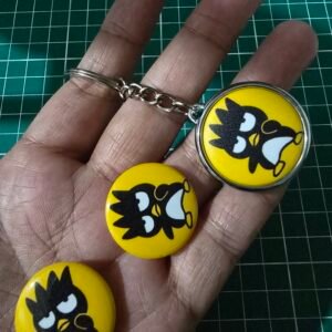 Grumpy Yellow Penguin Keychain