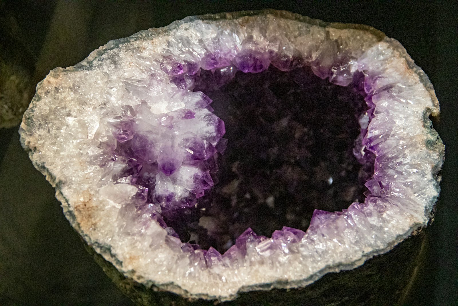 Cosmic Galaxy resin coaster with swirling purple tones
